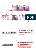 Carboidratos: estrutura e função