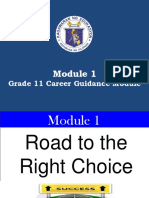 Module 1 The Road To The Right Choice