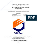 Perakitan Dan Pelepasan Bantalan Gelinding-I: Laporan Praktikum Teknik Perawatan Mekanik