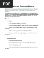 Patient Rights and Responsibilities