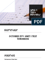 Unit 1 Test Review