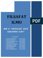 Aksiologi Nilai Kegunaan Ilmu