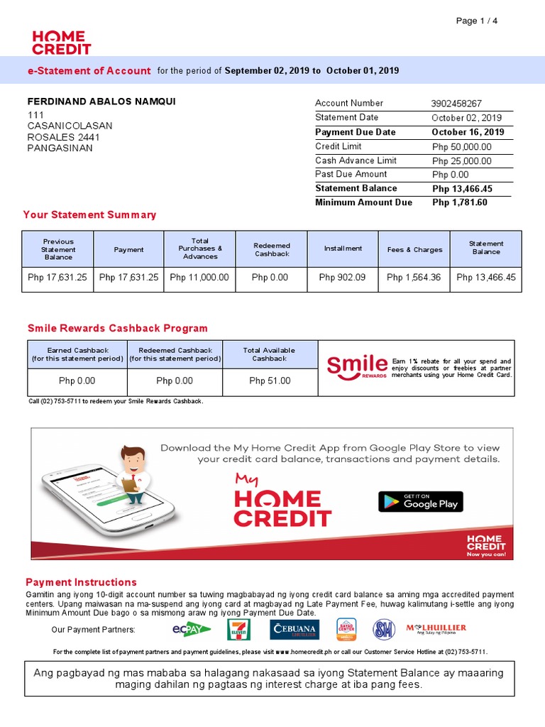 Soa 20191002 20191012 094715 Pdf Credit Card Financial Transaction