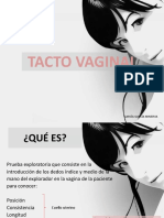 Tacto Vaginal