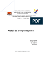 Analisis Presupuesto Publico Gilmary