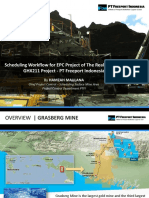 Effective Scheduling Workflow of GHX211 Project PT Freeport Indonesia