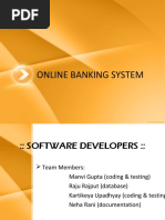 E-Banking Management System