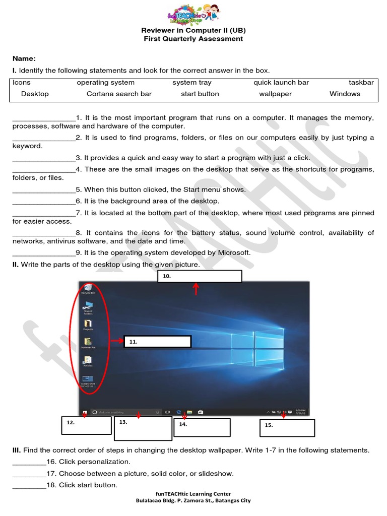 Computer Grade 2 | PDF | Human–Computer Interaction | Computing Platforms