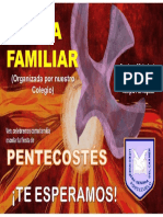 Afiche Misa Pentecostés