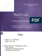CSS 422 Hardware and Computer Organization Digital Logic