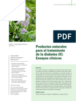 CONICET Productos Naturales para El Tratamiento de La Diabetes.