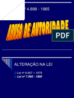 Abuso de Autoridade