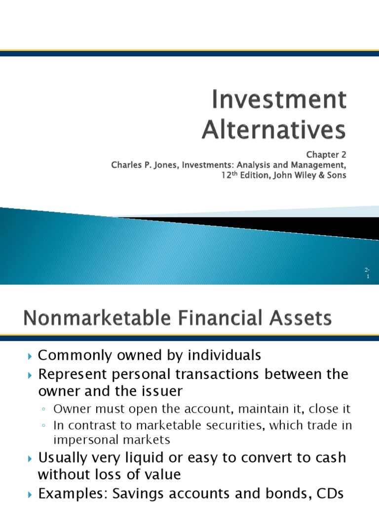 Charles P. Jones, Investments Analysis and Management, 12 Edition