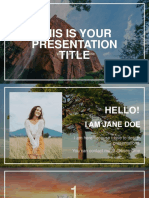 Terra Free Presentation Template