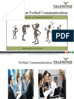 Verbal & Non-Verbal Communication: ©talewind Solutions Business Communication ITM - PGDM/GLC - 001