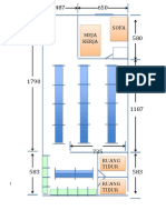 Layout Gudang With Size