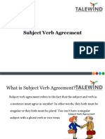 Subject Verb Agreement(1)