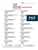 W/H' Questions: Grammar Quiz