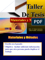 10.0 Materiales y Métodos 2011