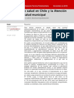 El Sistema de Salud en Chile y La Atención Primaria de Salud Municipal