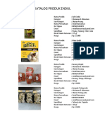 Katalog Produk Olahan Pisang dan Kacang dari Endul Banyumas