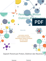 Penemuan Proton, Elektron, Neotron (Kelompok 6)