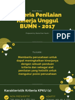 Kriteria Penilaian Kinerja Unggul 2017