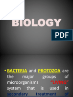 BIOLOGY OF WASTEWATER MICROORGANISMS