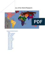 History of The World Research