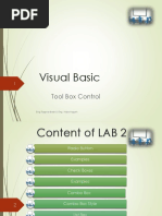 Visual Basic: Tool Box Control