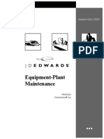 Equipment-Plant Maintenance: September 2000