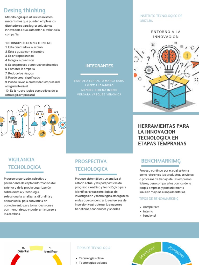 Herramientas para La Innovacion Tecnologica en Etapas Tempranas PDF Benchmarking Innovación