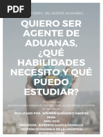 Folleto Perfil Del Agente Aduanero