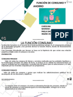 Función consumo y ahorro: Determinantes y relación