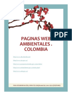 Paginas Web Ambientales