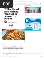 7 Tips Masak Nasi Goreng Yang Lebih 'Power' Di Rumah