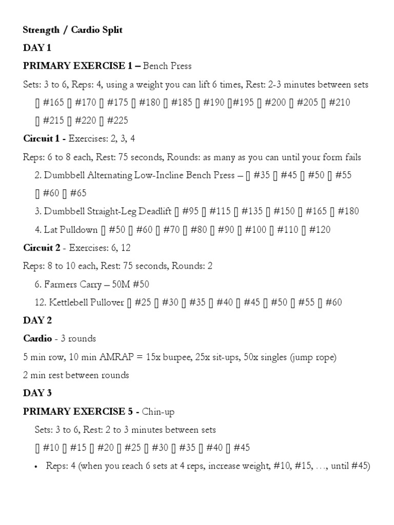 32 Strength Training Plan PDF Kettlebell Strength Training