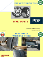 Road Safety Monitoring Team Documents Tyre Safety Hazards