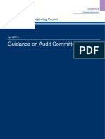 Guidance On Audit Committees (FRC April 2016)