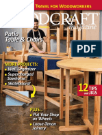 Woodcraft Magazine - Issue #071 - June - July 2016 - Patio Table & Chairs