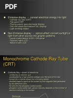 Displays: Emissive Display - Convert Electrical Energy Into Light