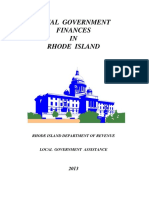 Local Government Finances in Rhode Island