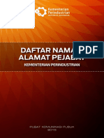 Daftar Nama Dan Alamat Pejabat Kemenperin 2015 PDF