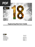 Engineering Data Users Guide