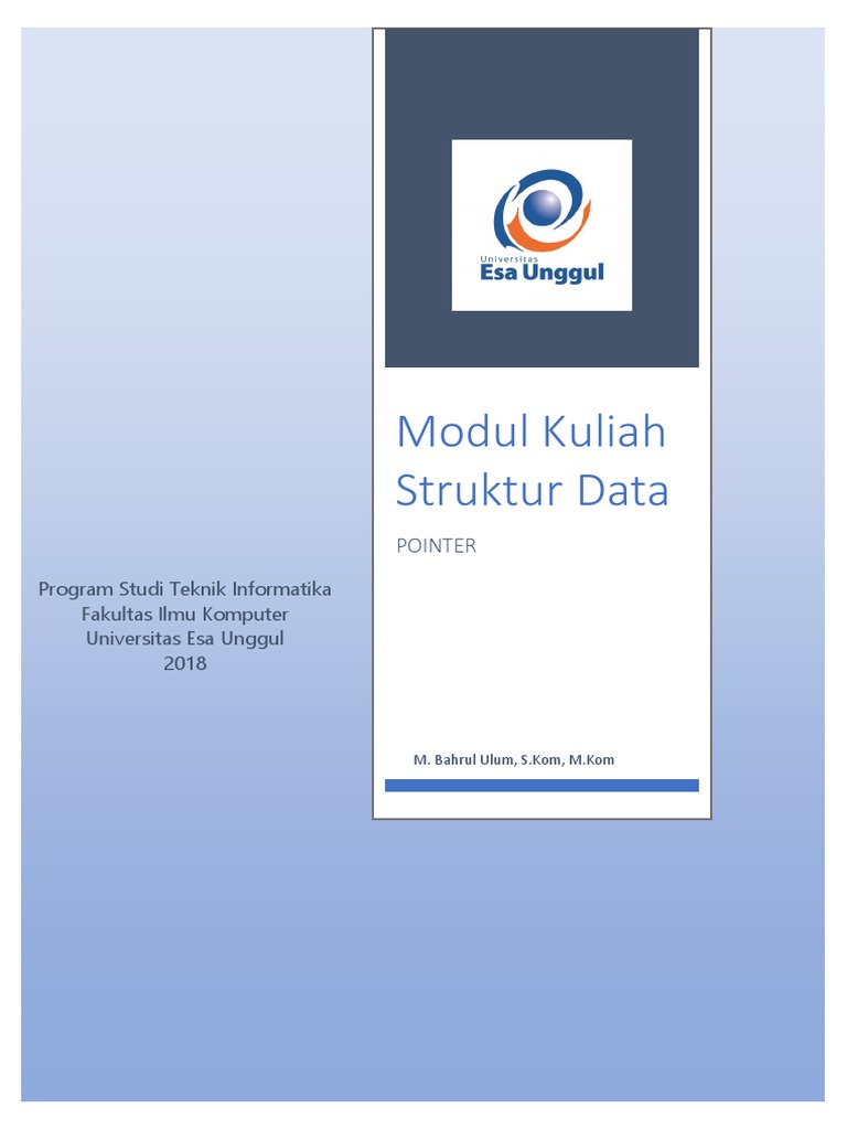 Pengantar Pointer dalam Struktur Data | PDF