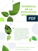 Evidencia de La Evolucion de La Biologia