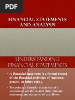 Financial Statements and Ratio Analysis