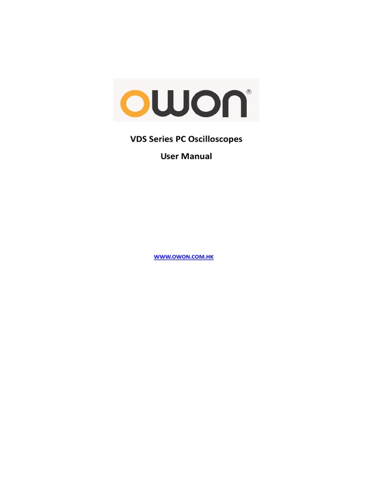 VDS Series User Manual | PDF | Amplitude | Device Driver
