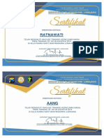 Sertifikat Merger KERACUNAN