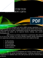 Quality Function Deployment (QFD) : Roshan Kumar.R 2015507039